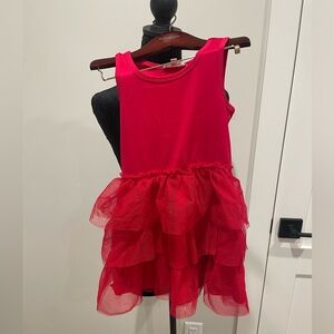 Red tutu dress-Truly Me